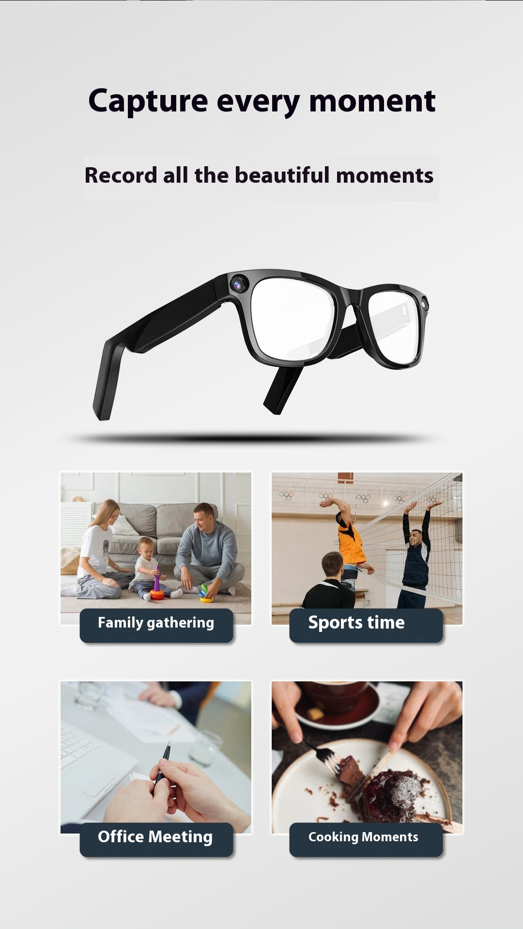 Meta AI Camera Smart Glasses
