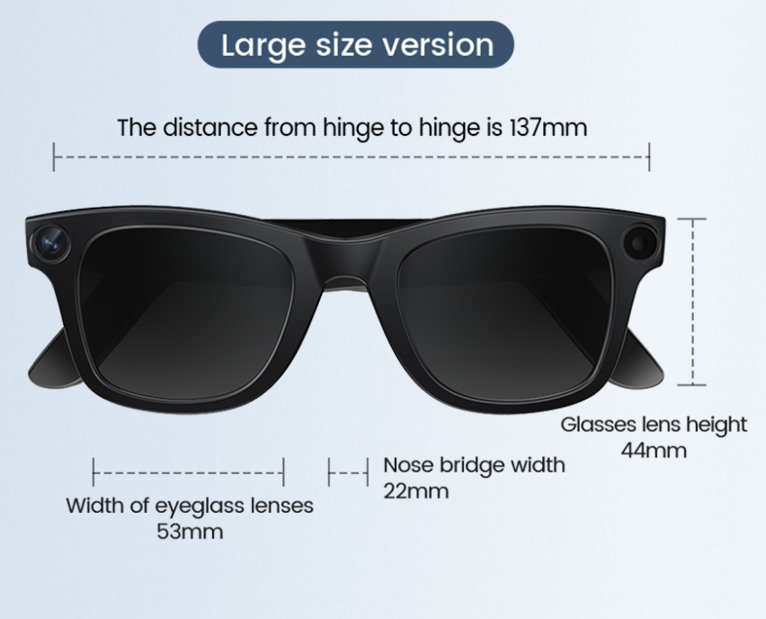 Meta AI Camera Smart Glasses